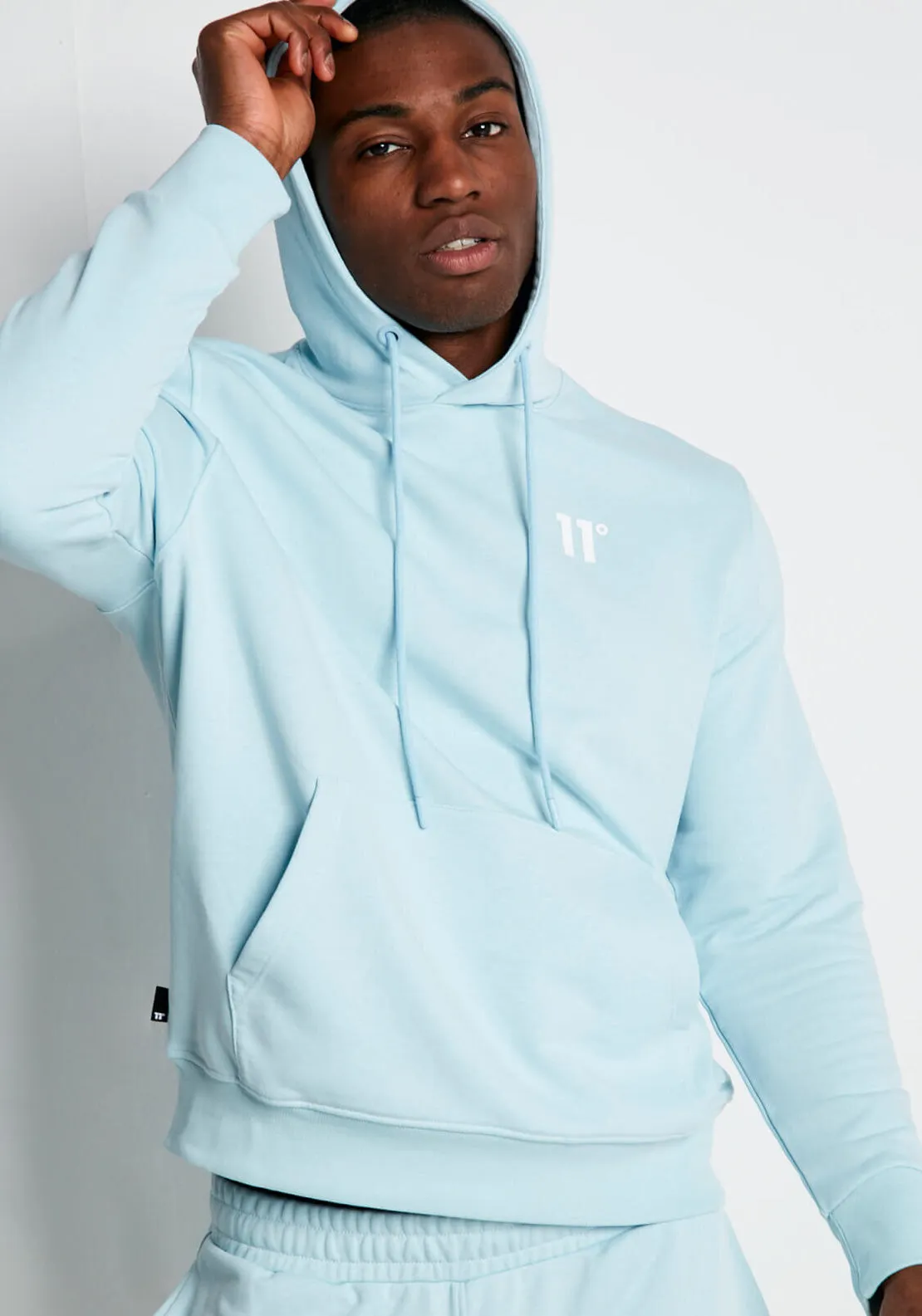 11 Degrees Core Hoodie, Light Blue