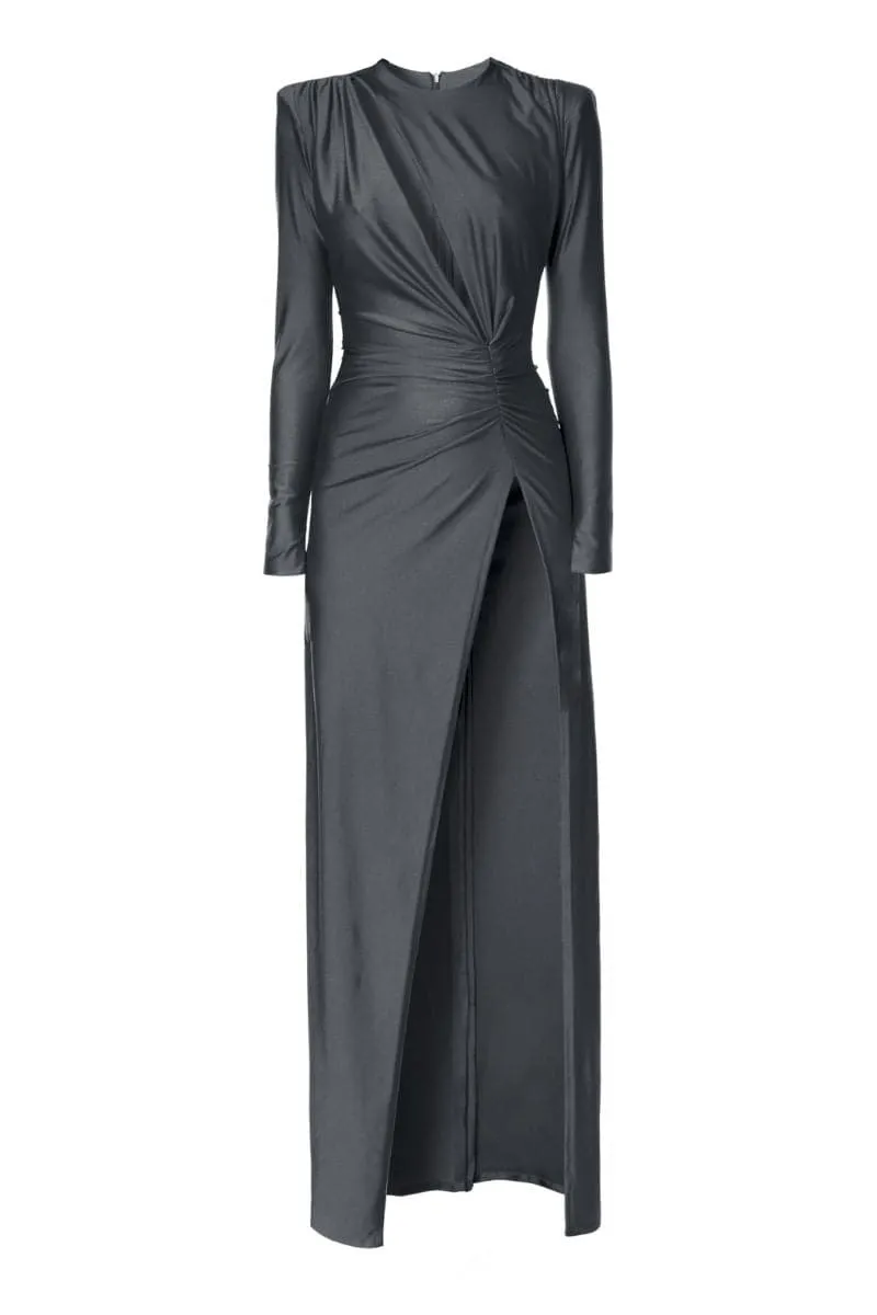 ADRIANA SMOKED PEARL MAXI DRESS