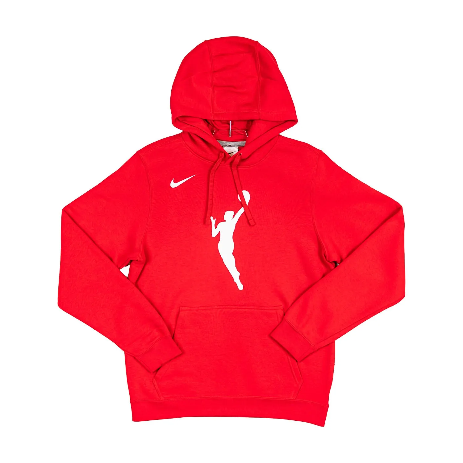 Adult WNBA Logo Woman Hooded Sweatshirt in Red by Nike