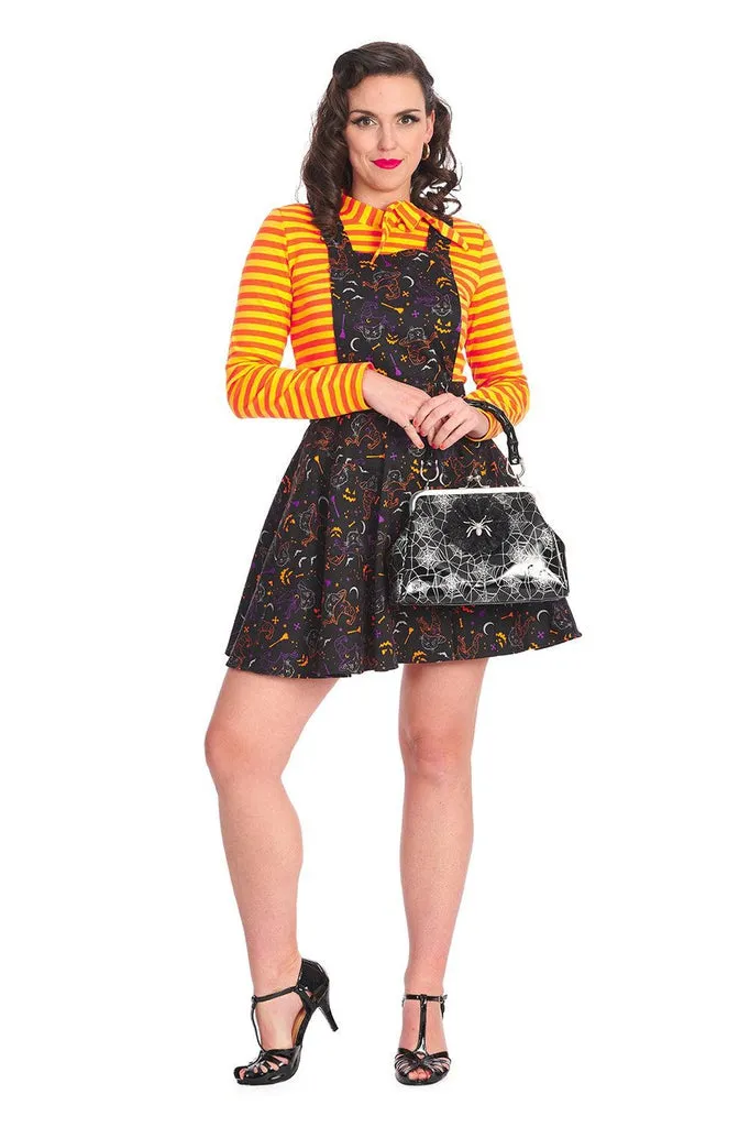 All Hallows Cat Pinafore Dress