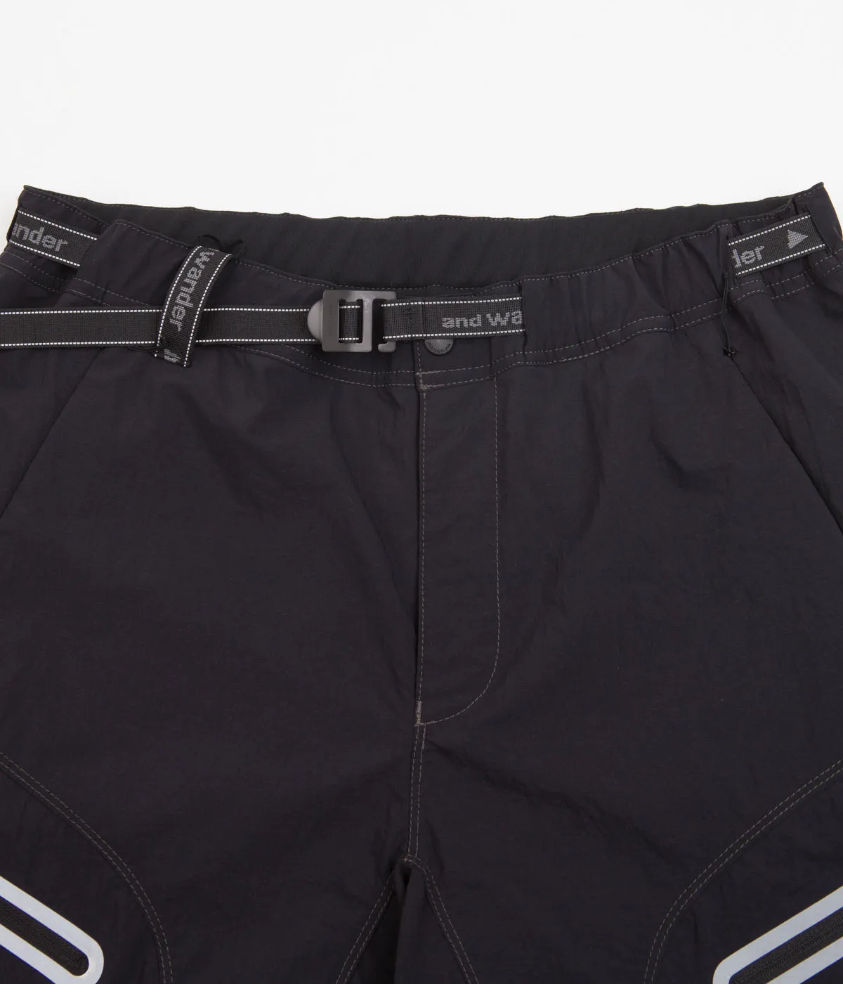 and wander Light Hike Shorts - Black