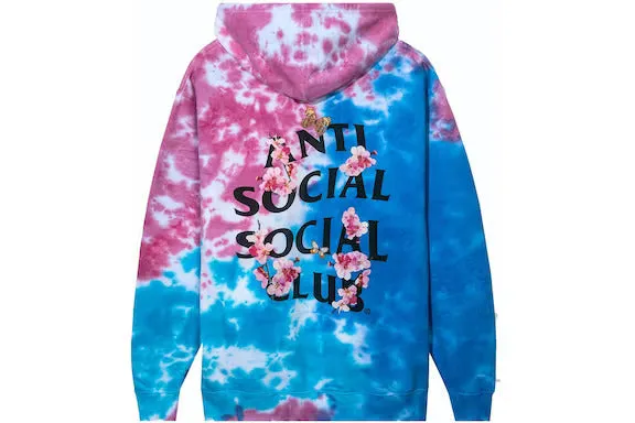 Anti Social Social Club Kkoch Hi-5 Cotton Candy Hoodie Tie Dye