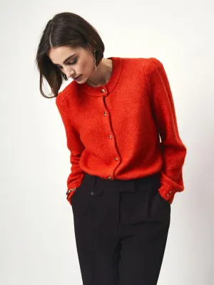 Attica Cardigan Amber Orange