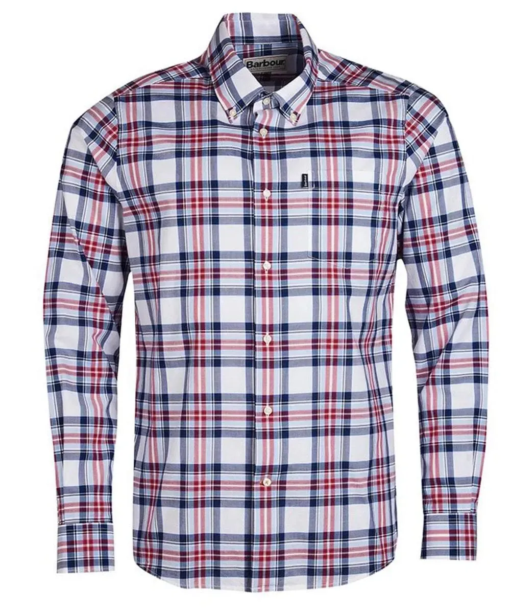 Barbour Highland 6 S/S Tailored Shirt Sky