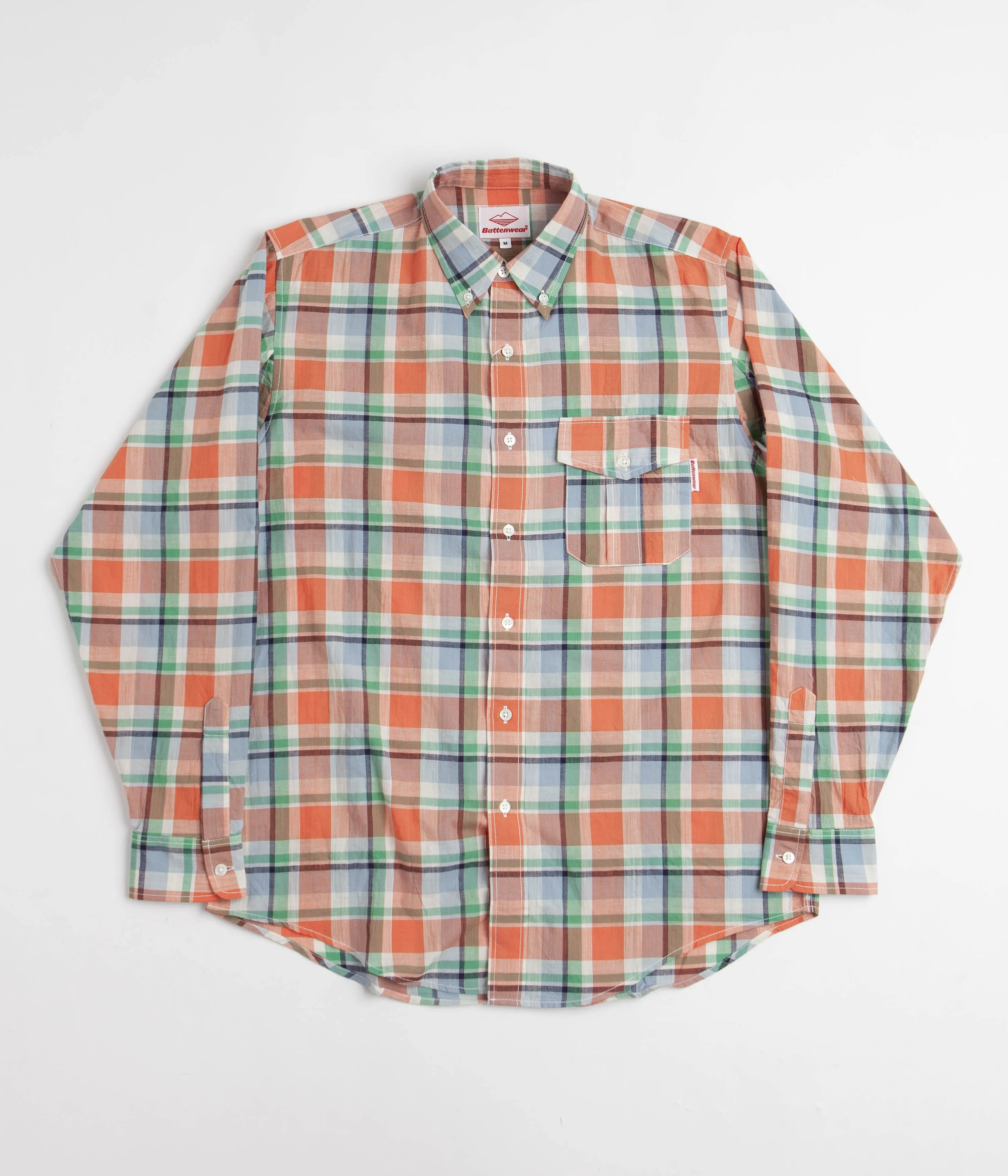 Battenwear BD Scout Shirt - Salmon Plaid