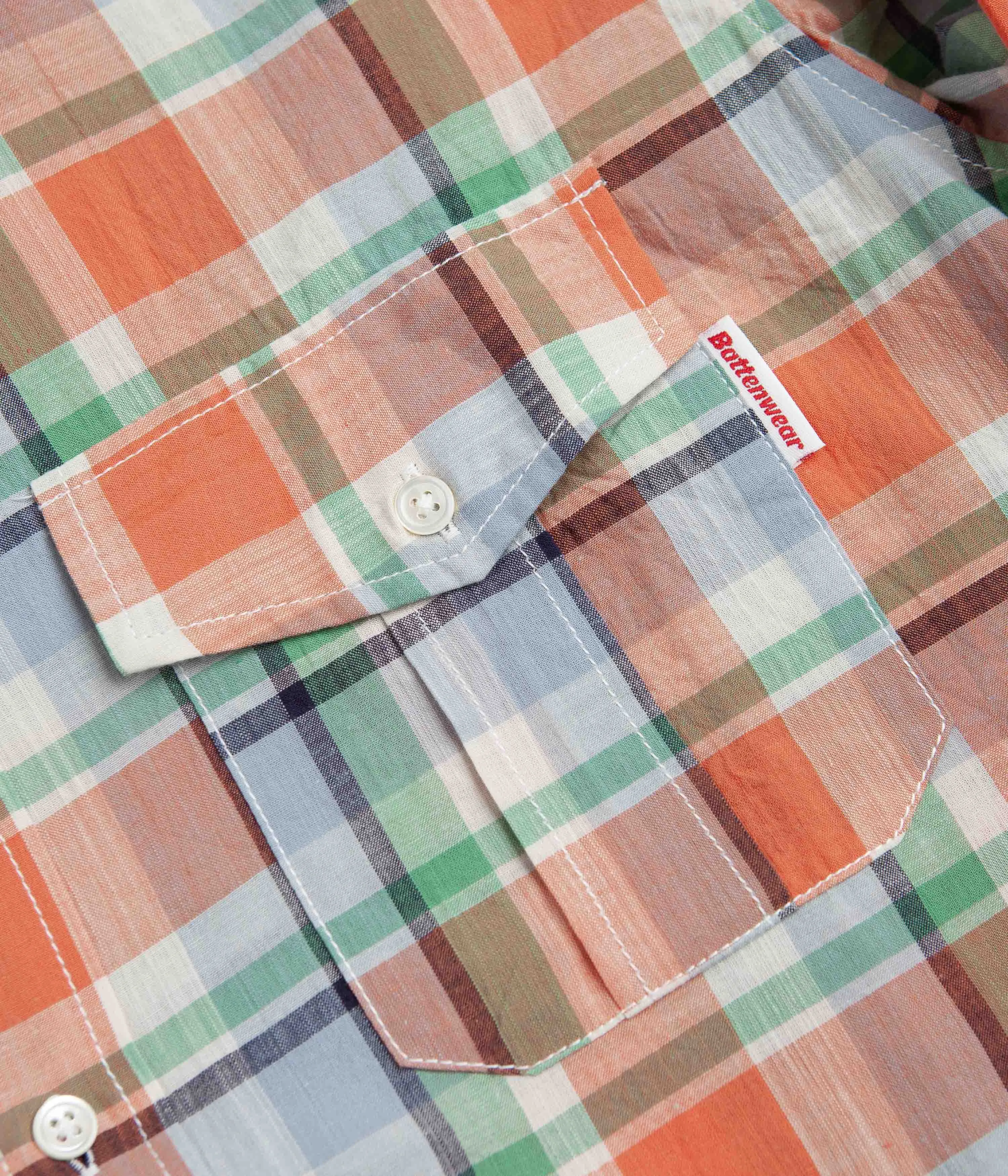 Battenwear BD Scout Shirt - Salmon Plaid