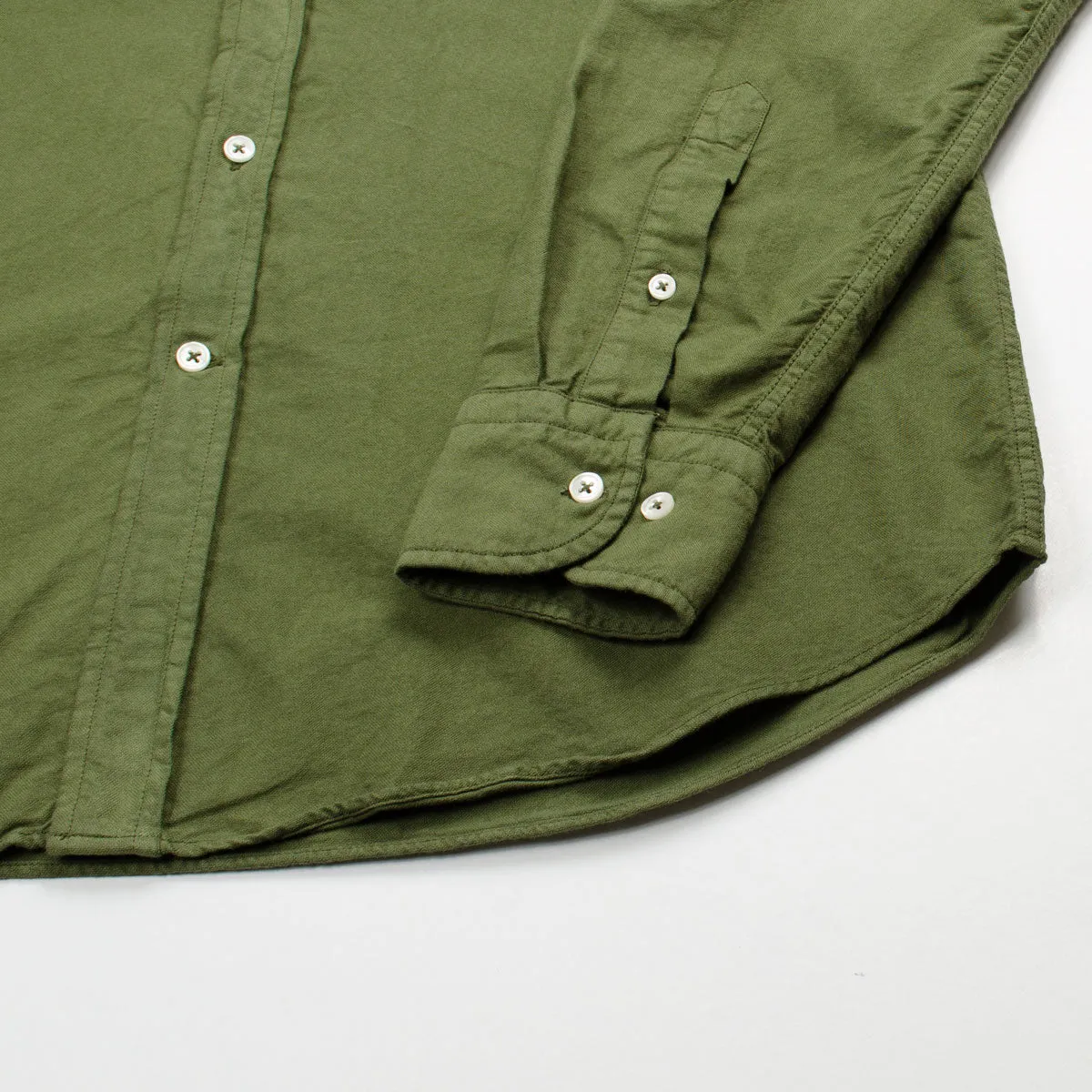 BD Baggies - Bradford Olive Overdyed Oxford Shirt for Men