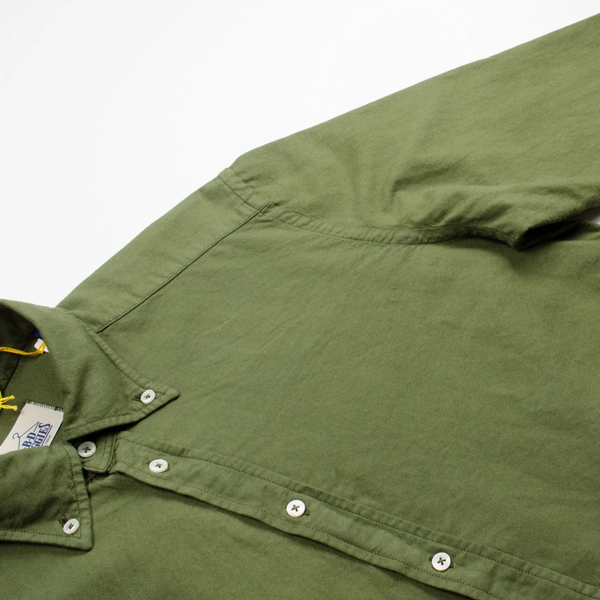 BD Baggies - Bradford Olive Overdyed Oxford Shirt for Men