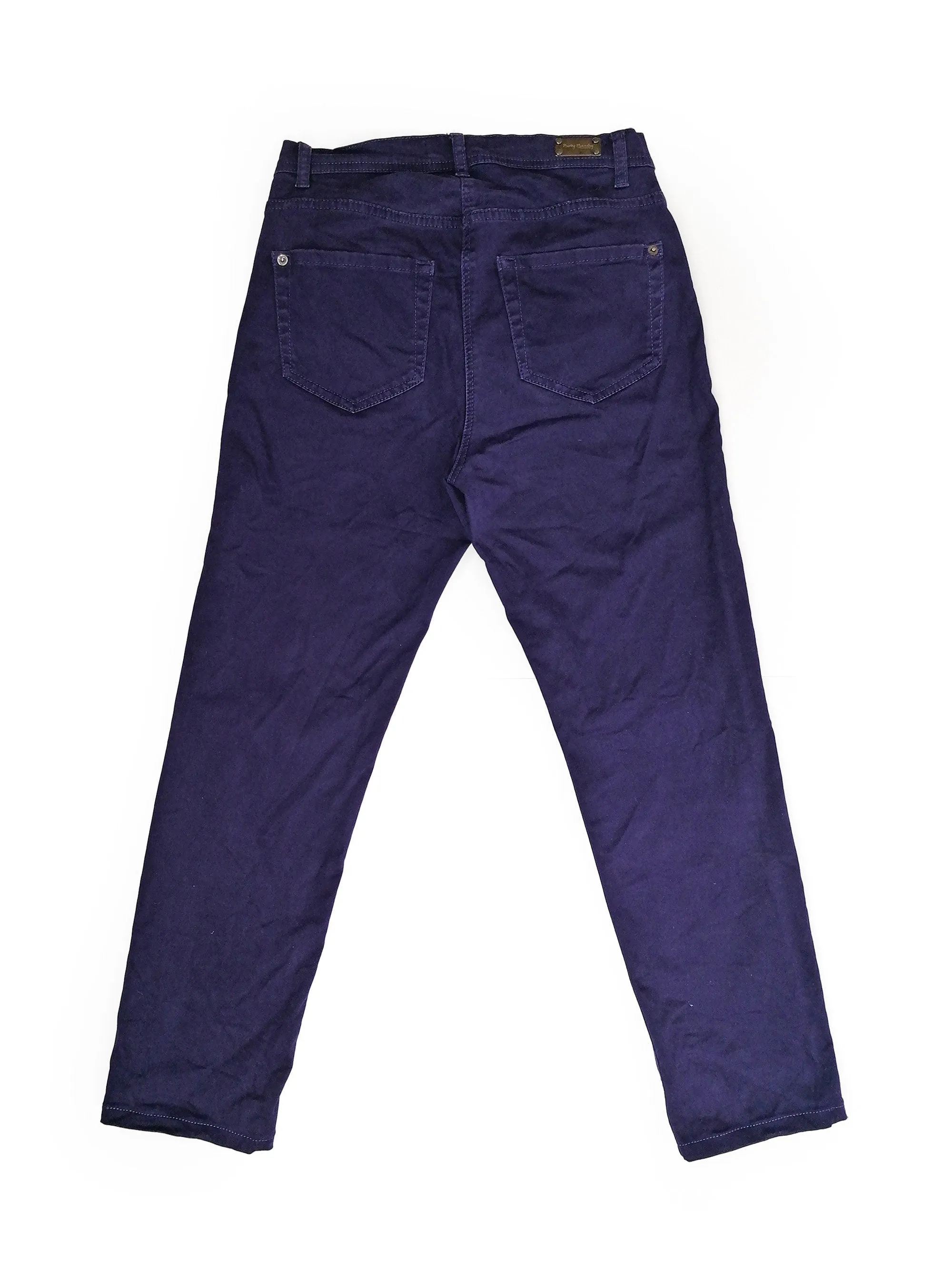 BETTY BARCLAY Indigo Purple Jeans - size S // eu 36 // us 6 // uk 10