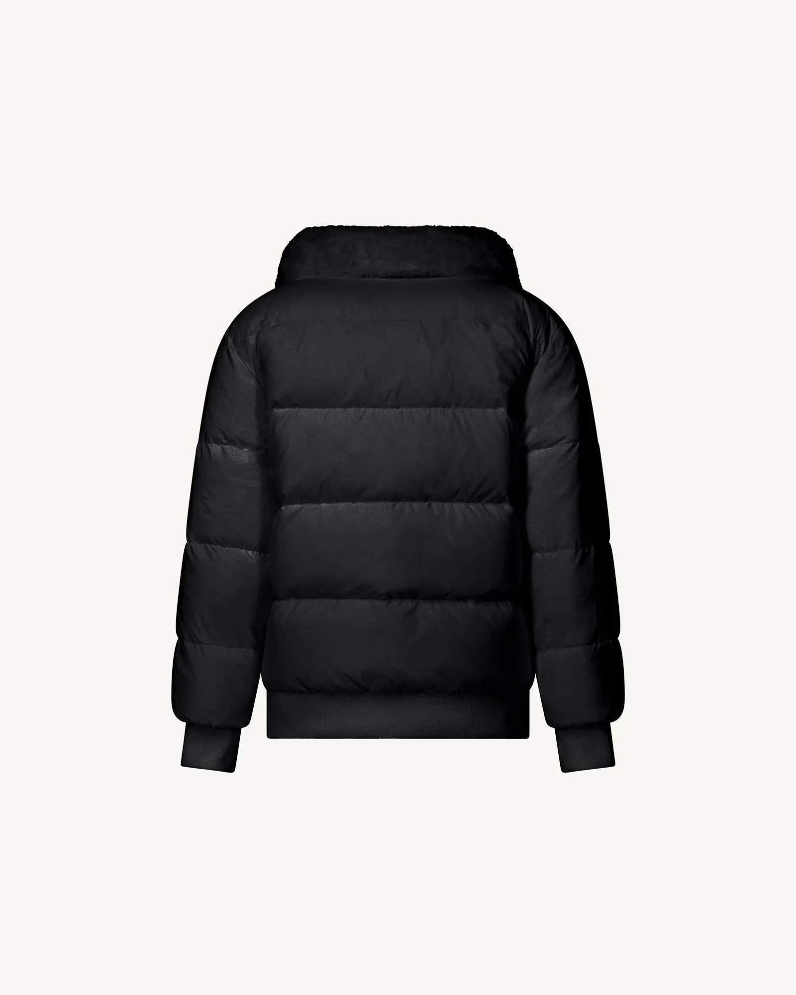 Black Vali 2.0 Ffur kid's Grand Froid reversible puffer jacket