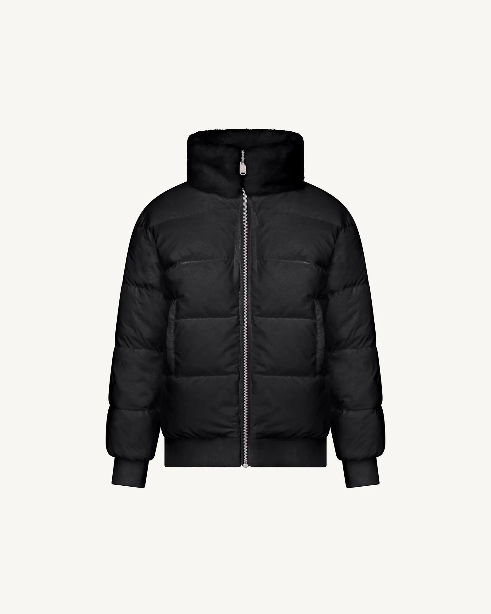 Black Vali 2.0 Ffur kid's Grand Froid reversible puffer jacket