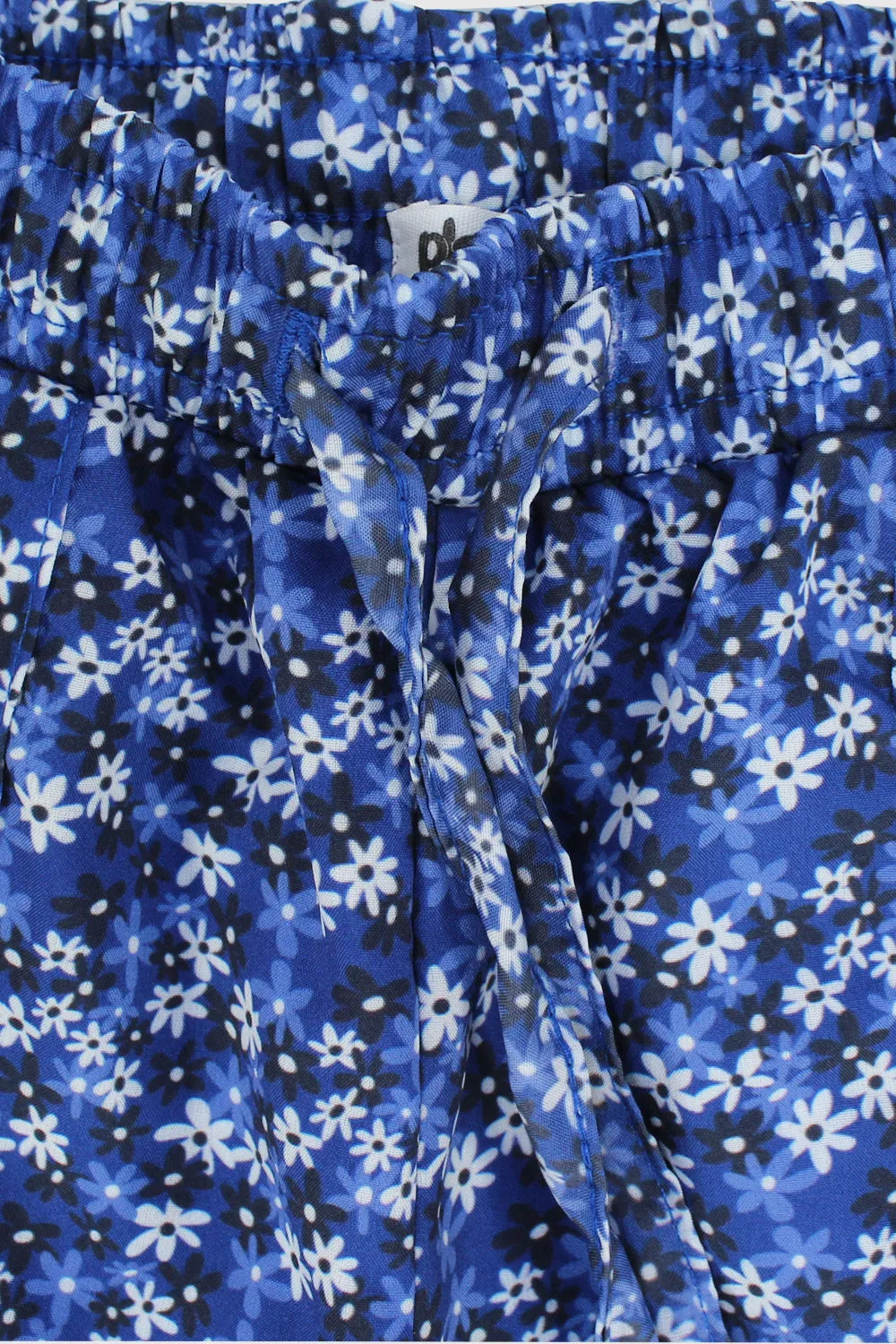 Blue Floral Comfy Pants