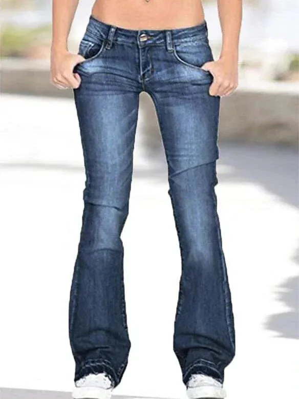 Bootcut Denim Pants with Tummy Control and Butt Enhancer