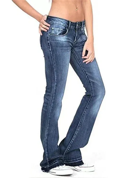 Bootcut Denim Pants with Tummy Control and Butt Enhancer