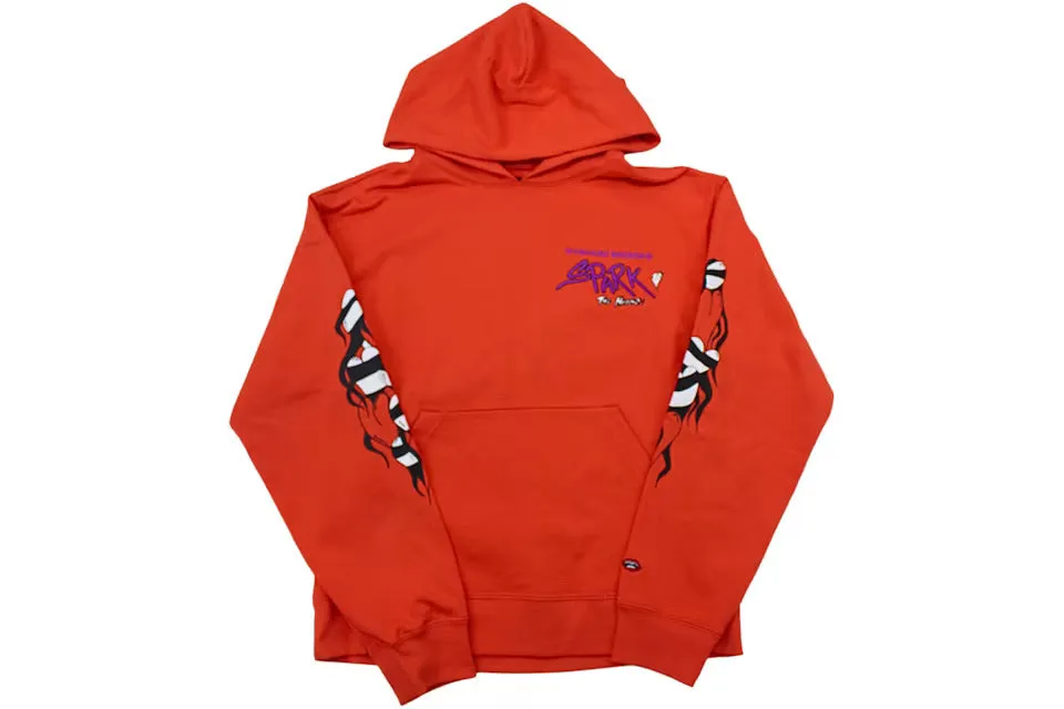 Chrome Hearts Matty Boy Sadistic Lipstick Hoodie Red