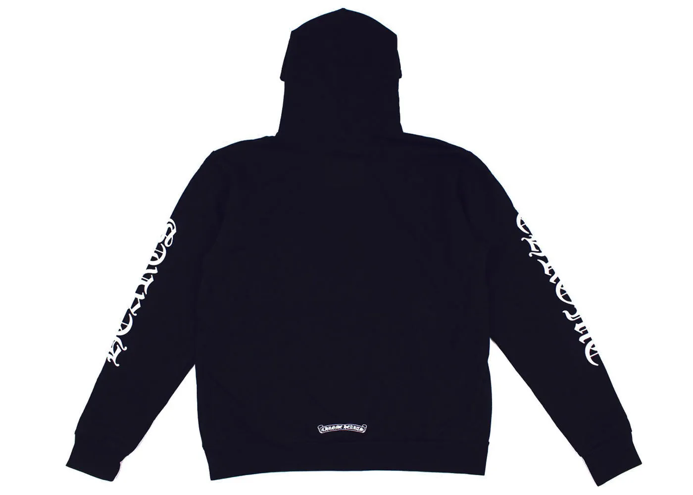 Chrome Hearts Vertical Logo Hoodie Black