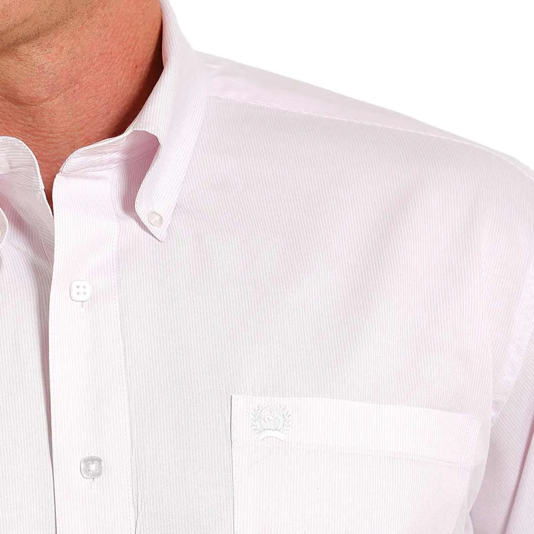 Cinch Men's Mini Stripe Tencel Button-Down Shirt