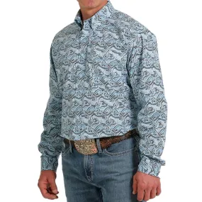 Cinch Men's Paisley Button-Down Shirt