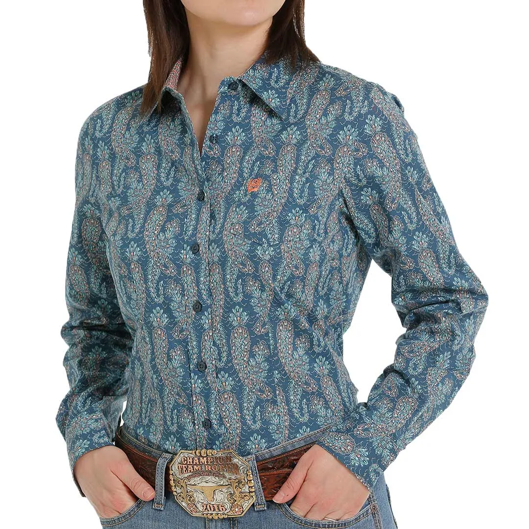 Cinch Women's Paisley Print Button-Down Shirt