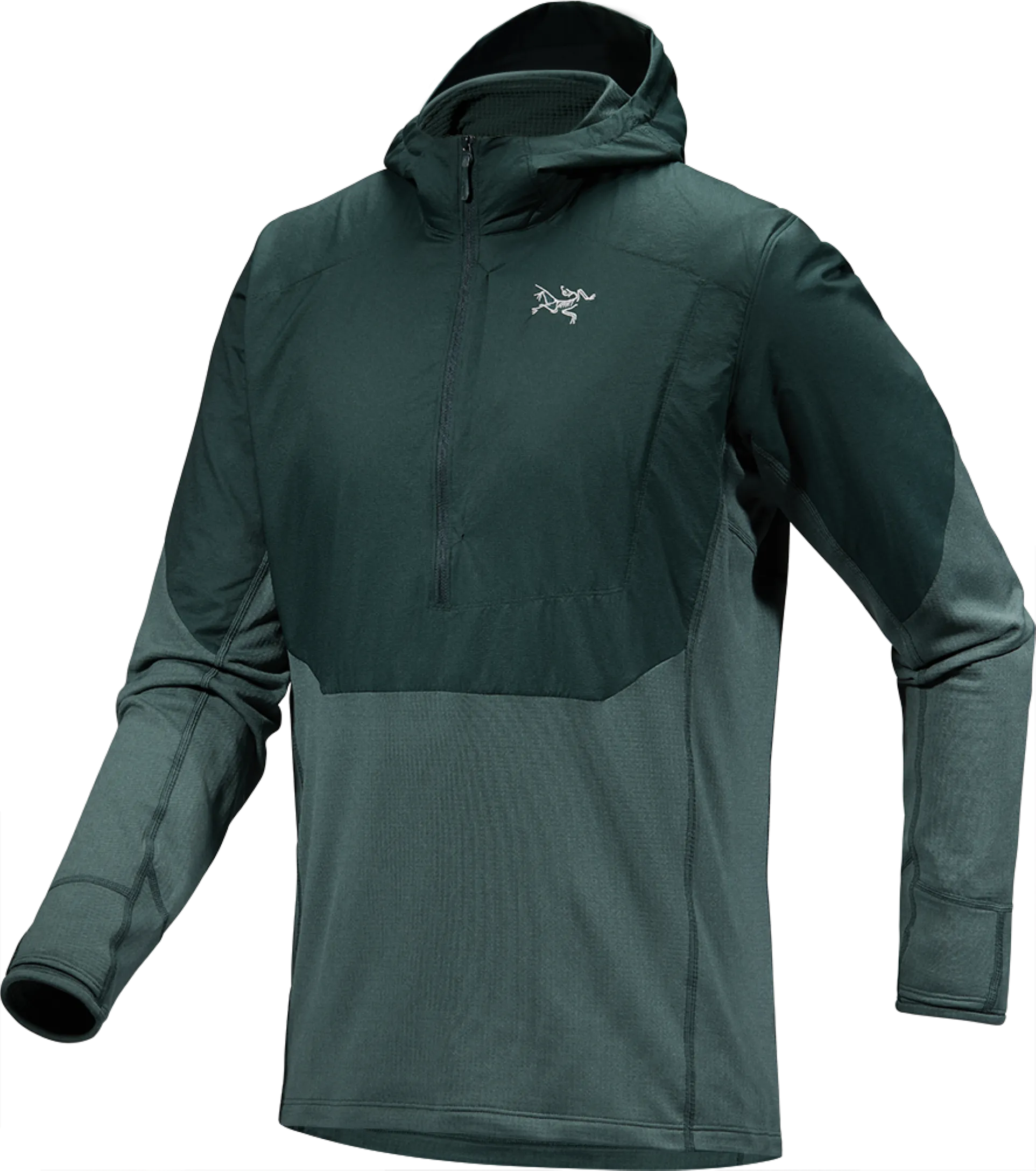 Mens Delta Hybrid Performance Hoodie – Versatile Outdoor Jacket with Enhanced Warmth and Breathability