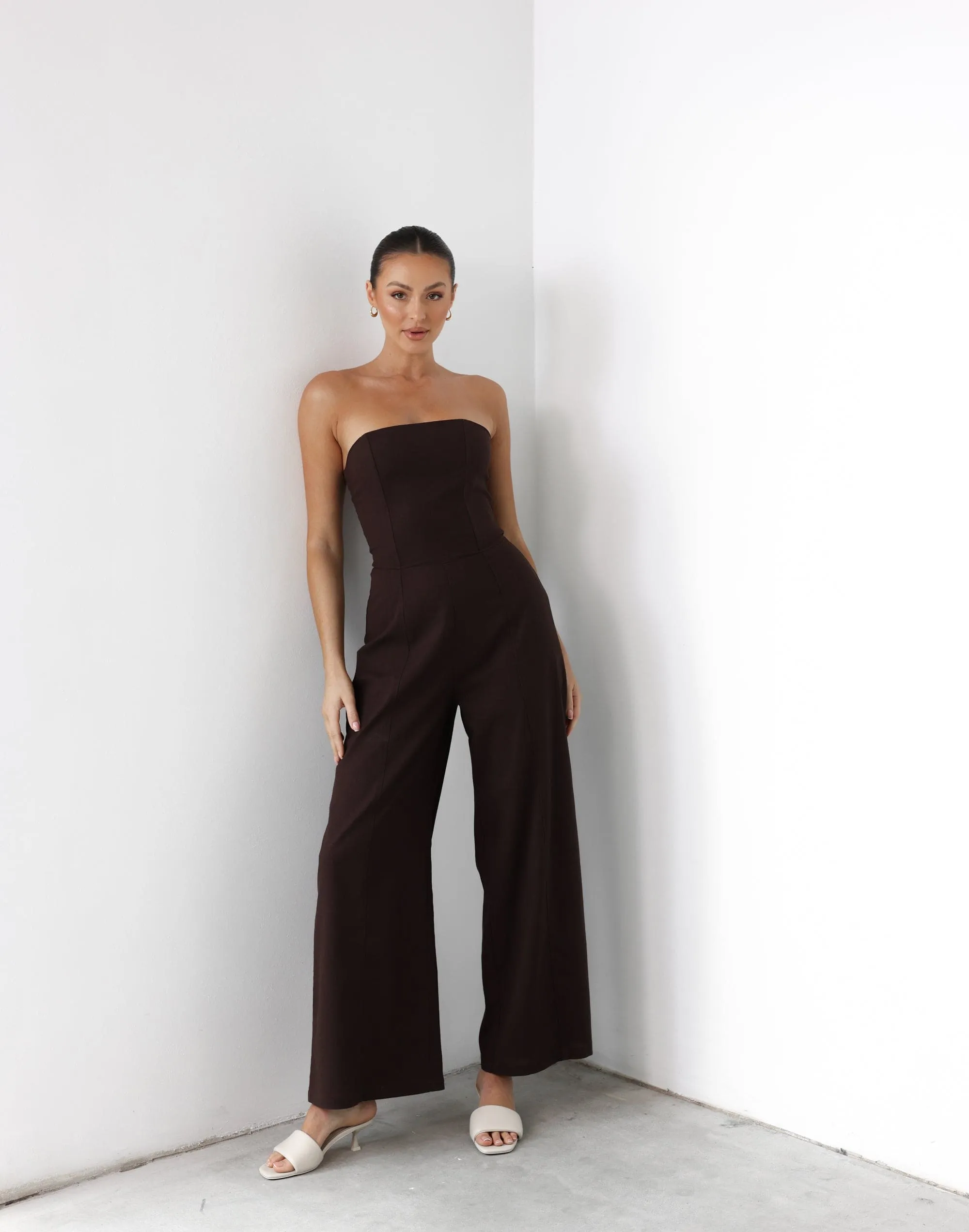 Dion Jumpsuit (Chocolate)