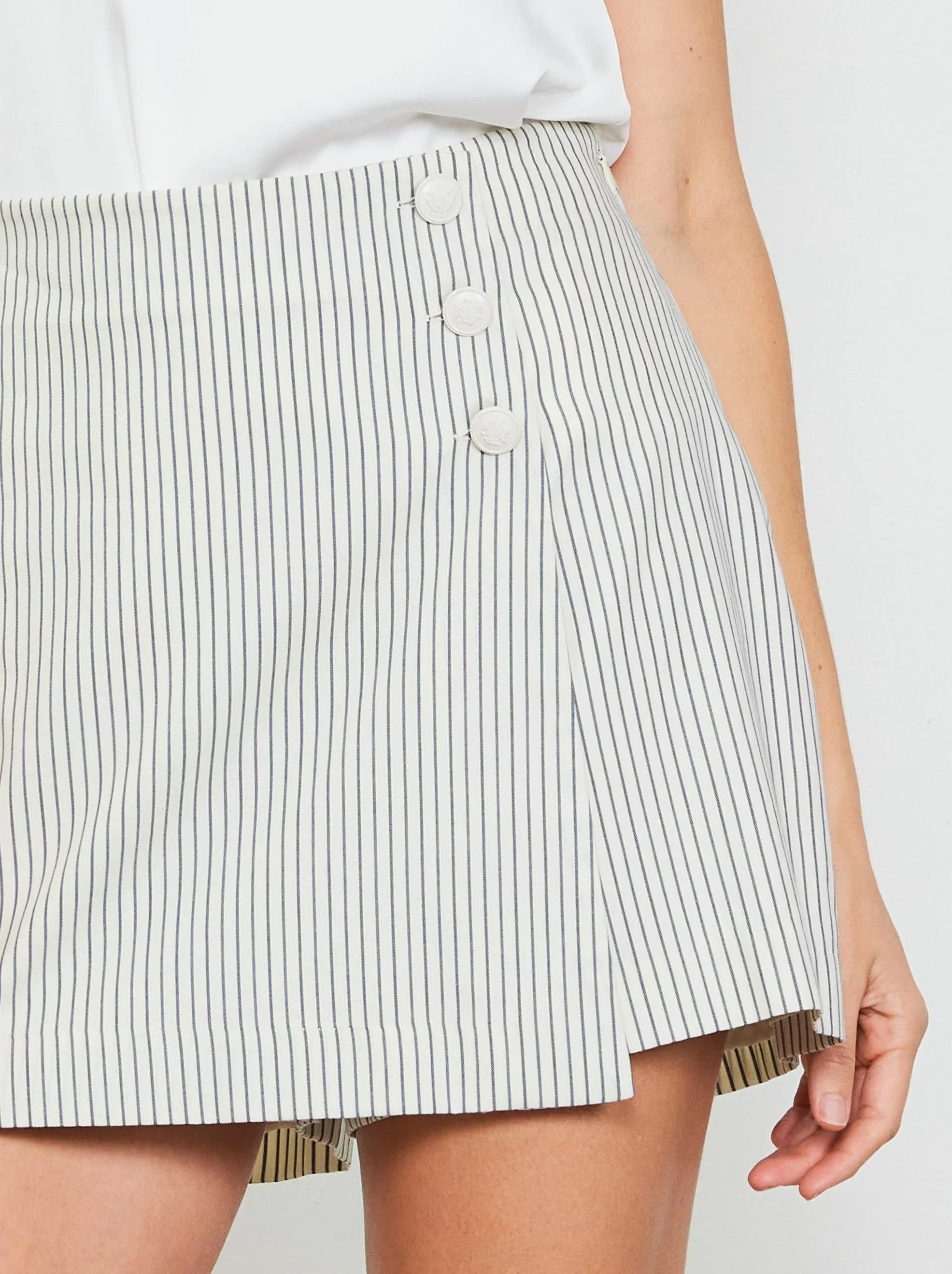 Eileen Pinstripe Skort