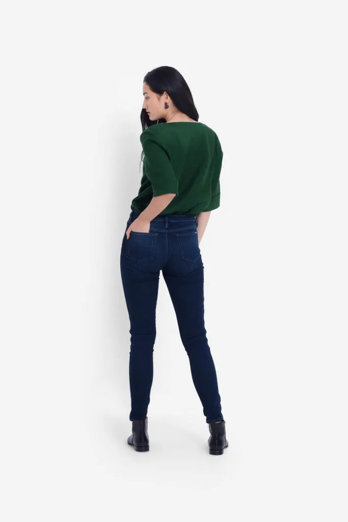 Elk The Label - Oslo Skinny Leg High-rise Jean - Dark Indigo