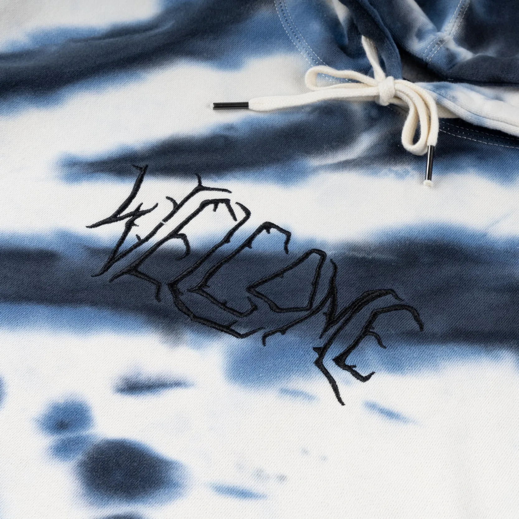 Exner Tie-Dyed Pullover Hoodie - Cloud