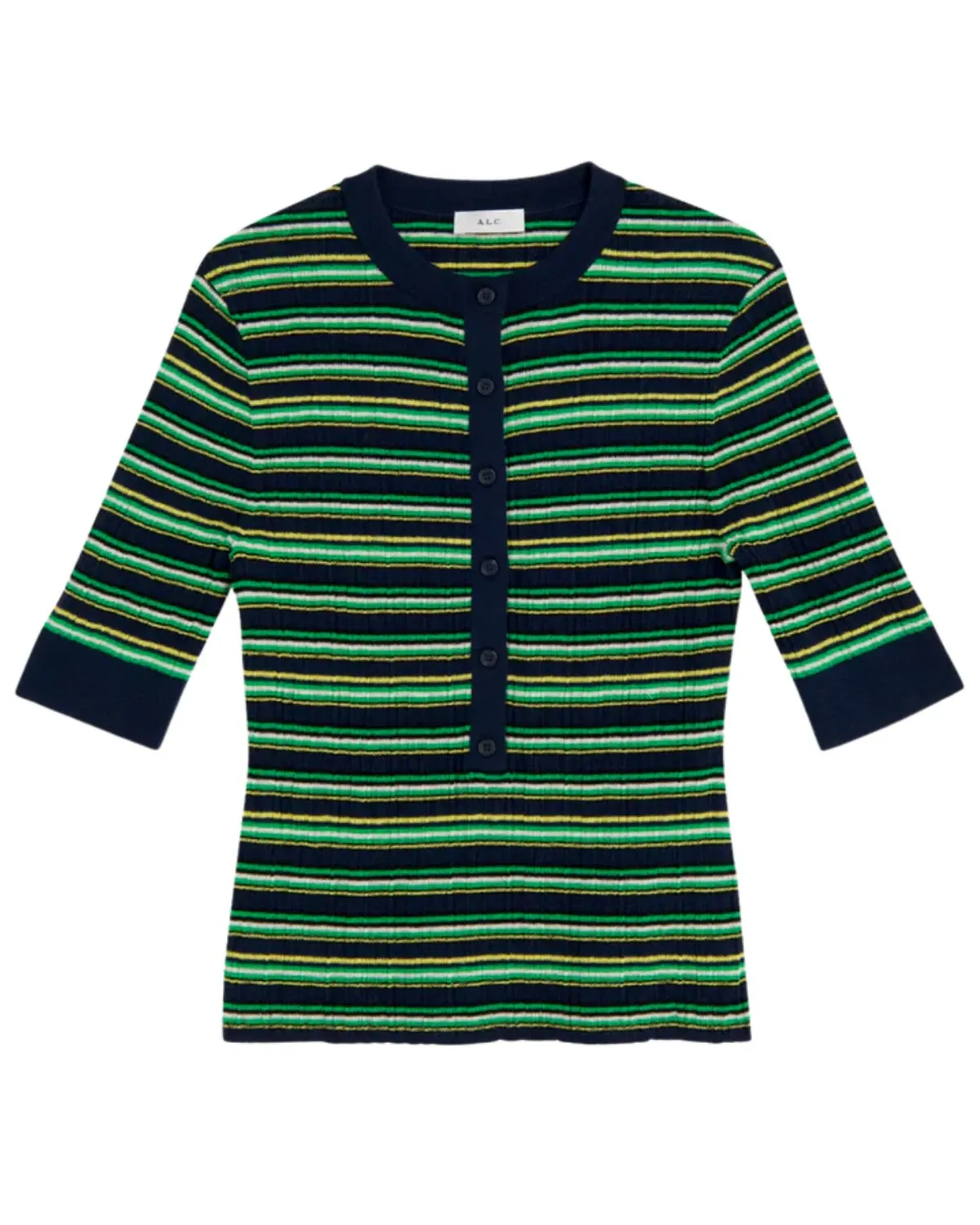 Fisher Top (Navy/Green Multi)