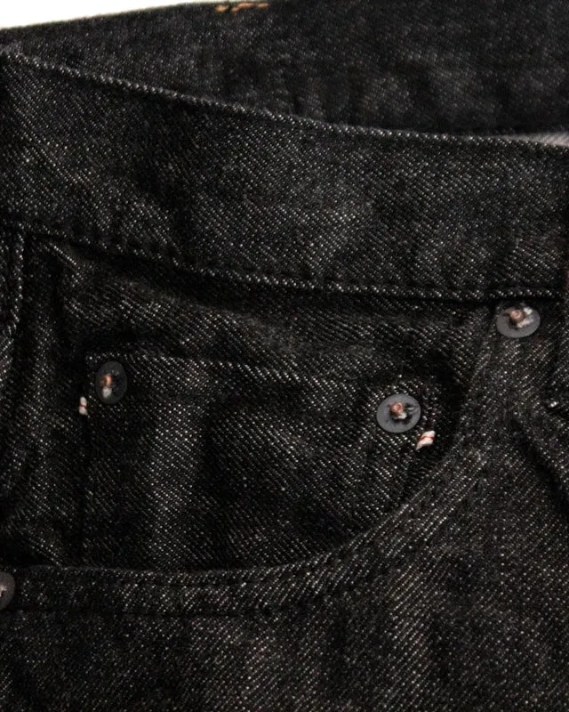 Fullcount 1101 13.7oz Black Straight Selvedge Denim