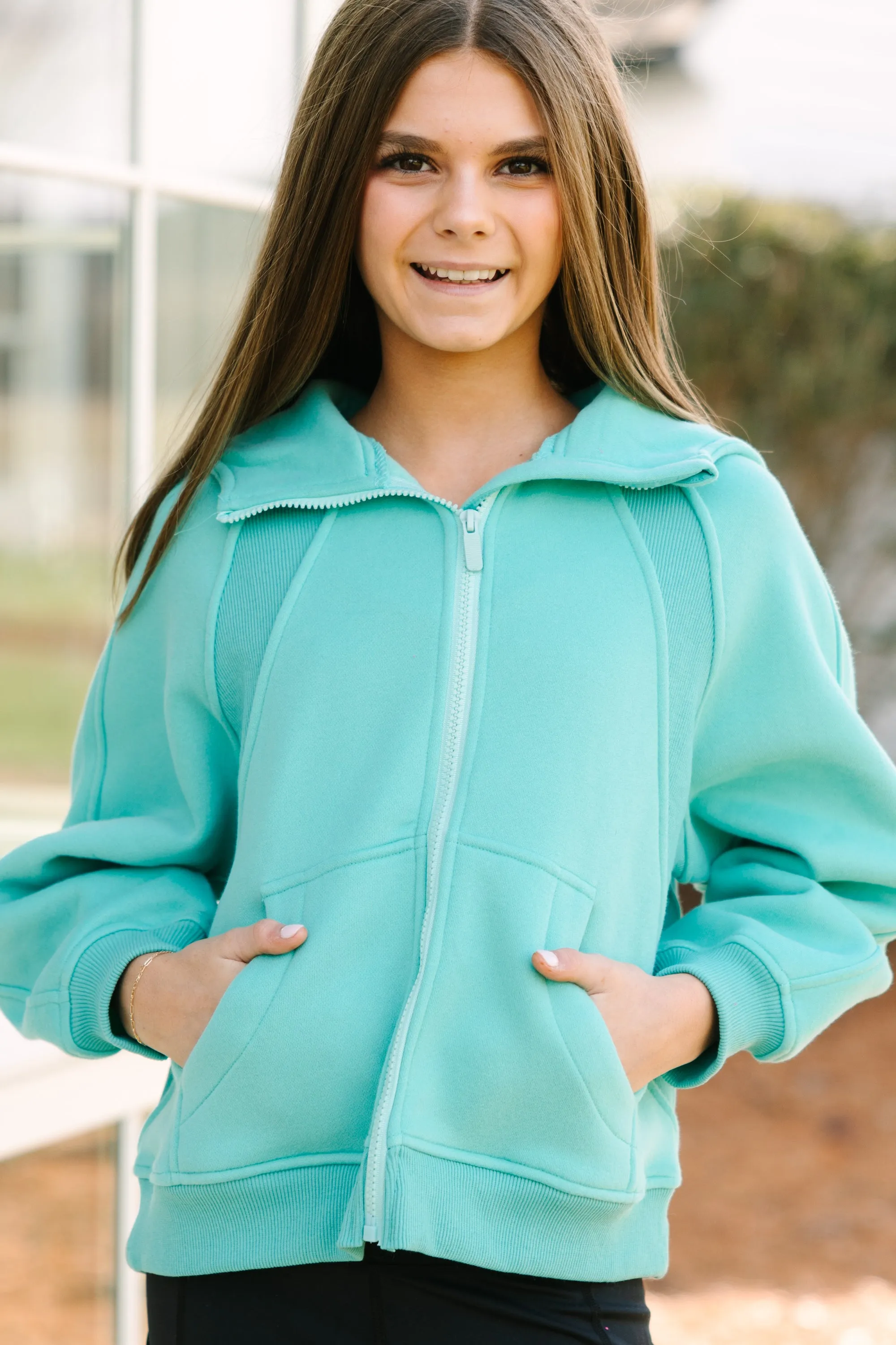 Girls: Always Direct Mint Green Hoodie