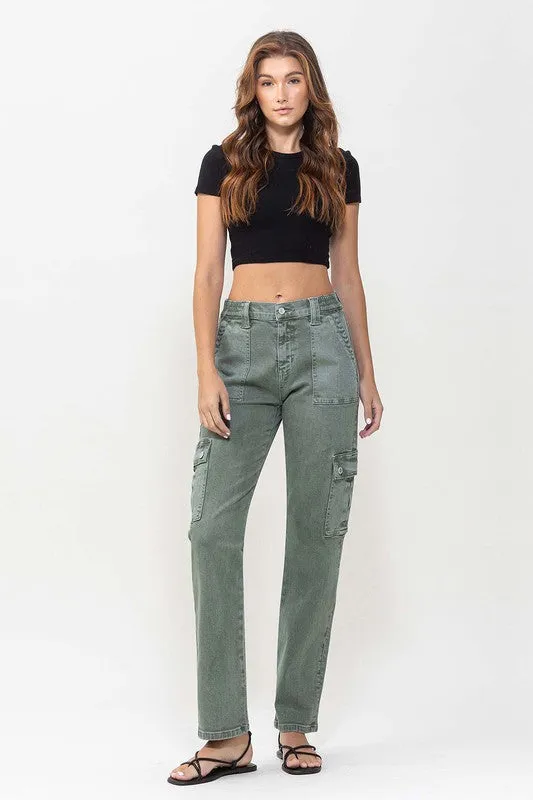 High Rise Cargo Jean