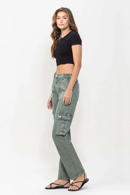 High Rise Cargo Jean