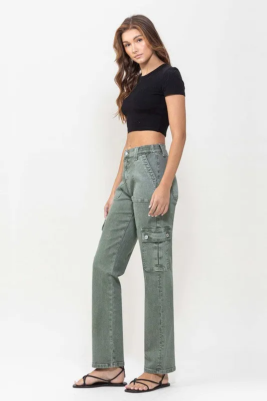 High Rise Cargo Jean