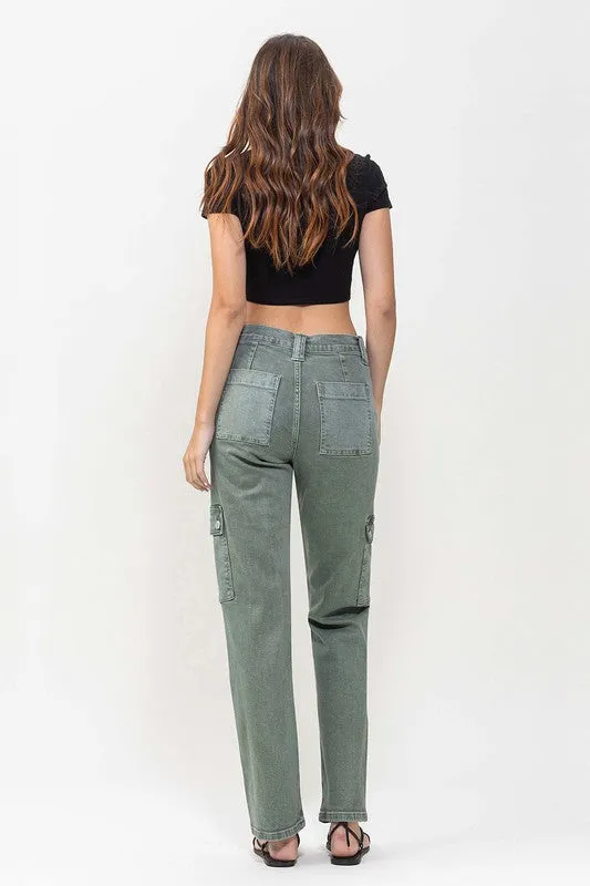 High Rise Cargo Jean