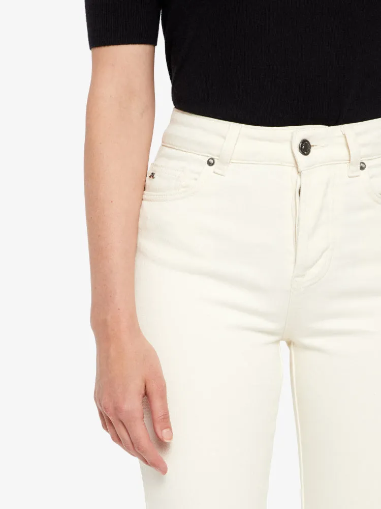 J.Lindeberg Womens Study Ceed White Jeans - Stylish Fit and Modern Design