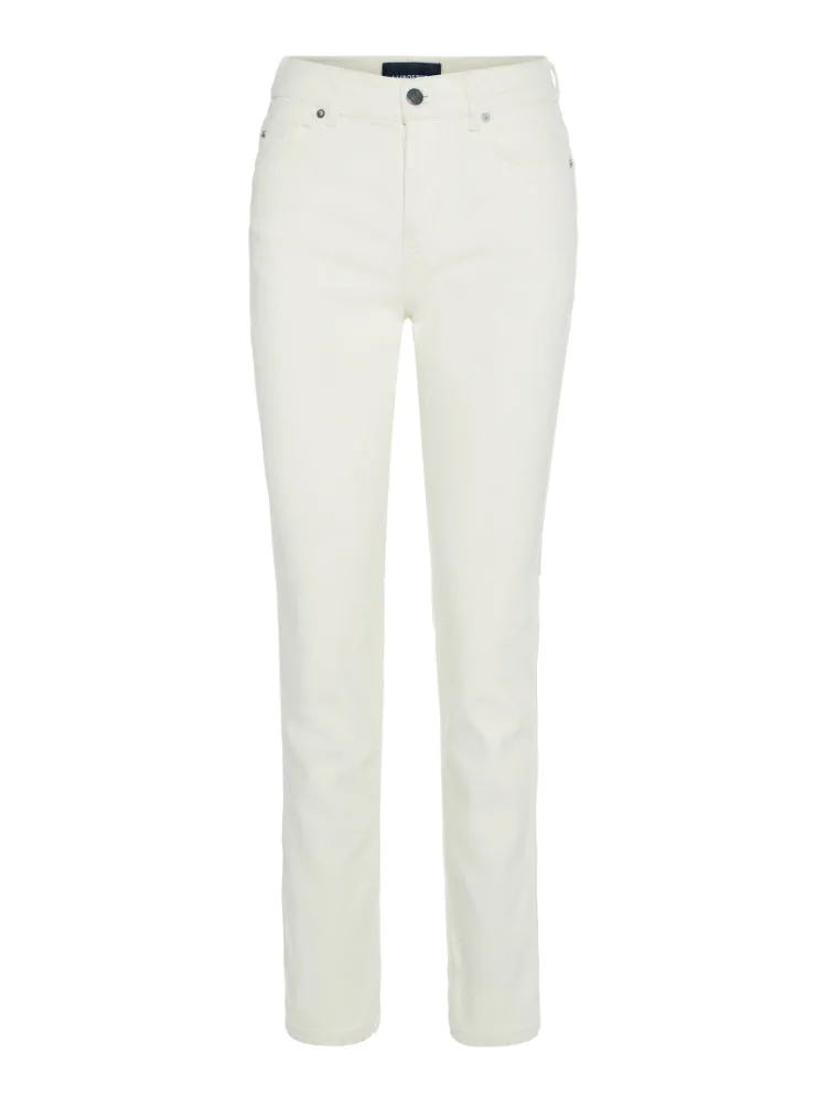 J.Lindeberg Womens Study Ceed White Jeans - Stylish Fit and Modern Design