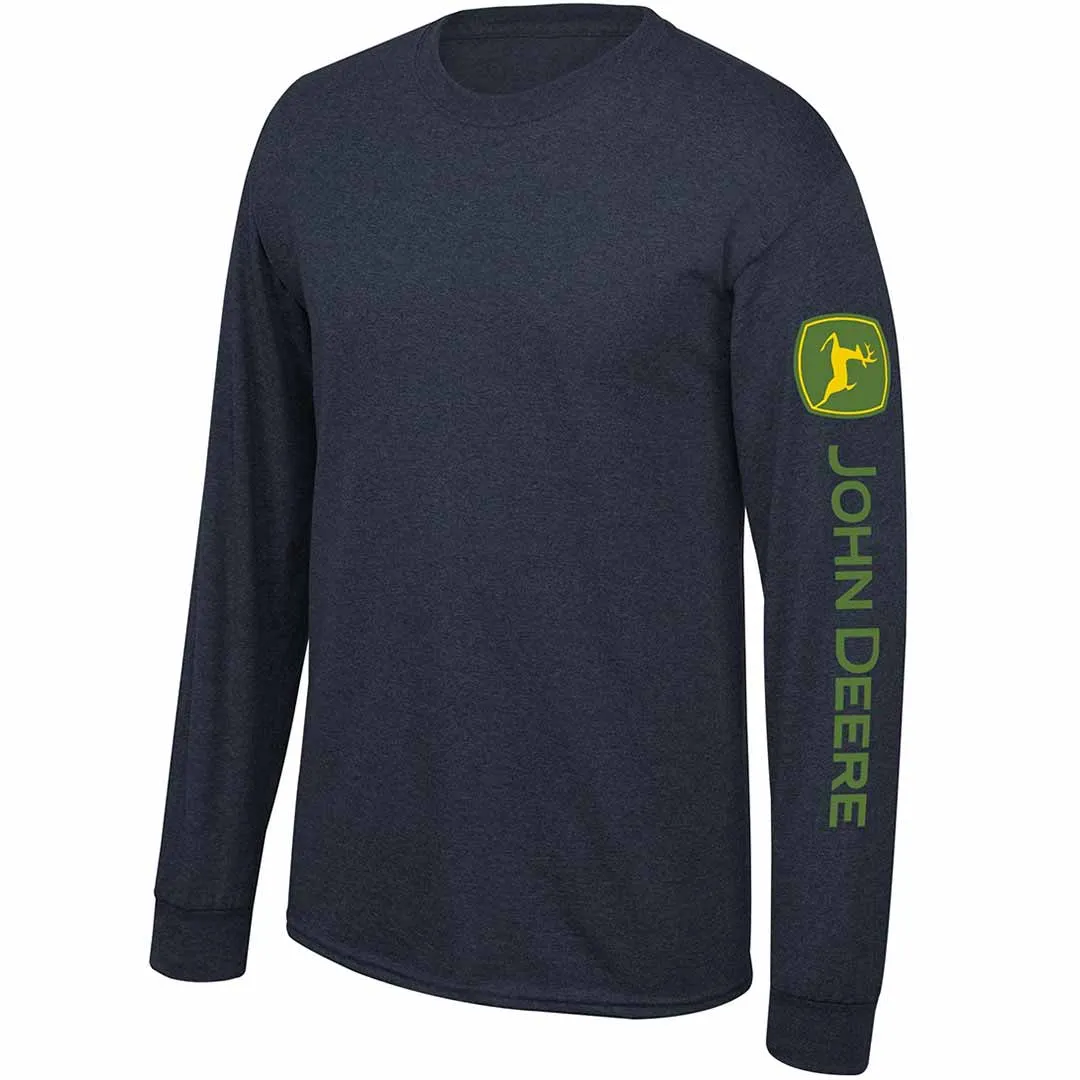 John Deere Men's Logo Long Sleeve T-Shirt