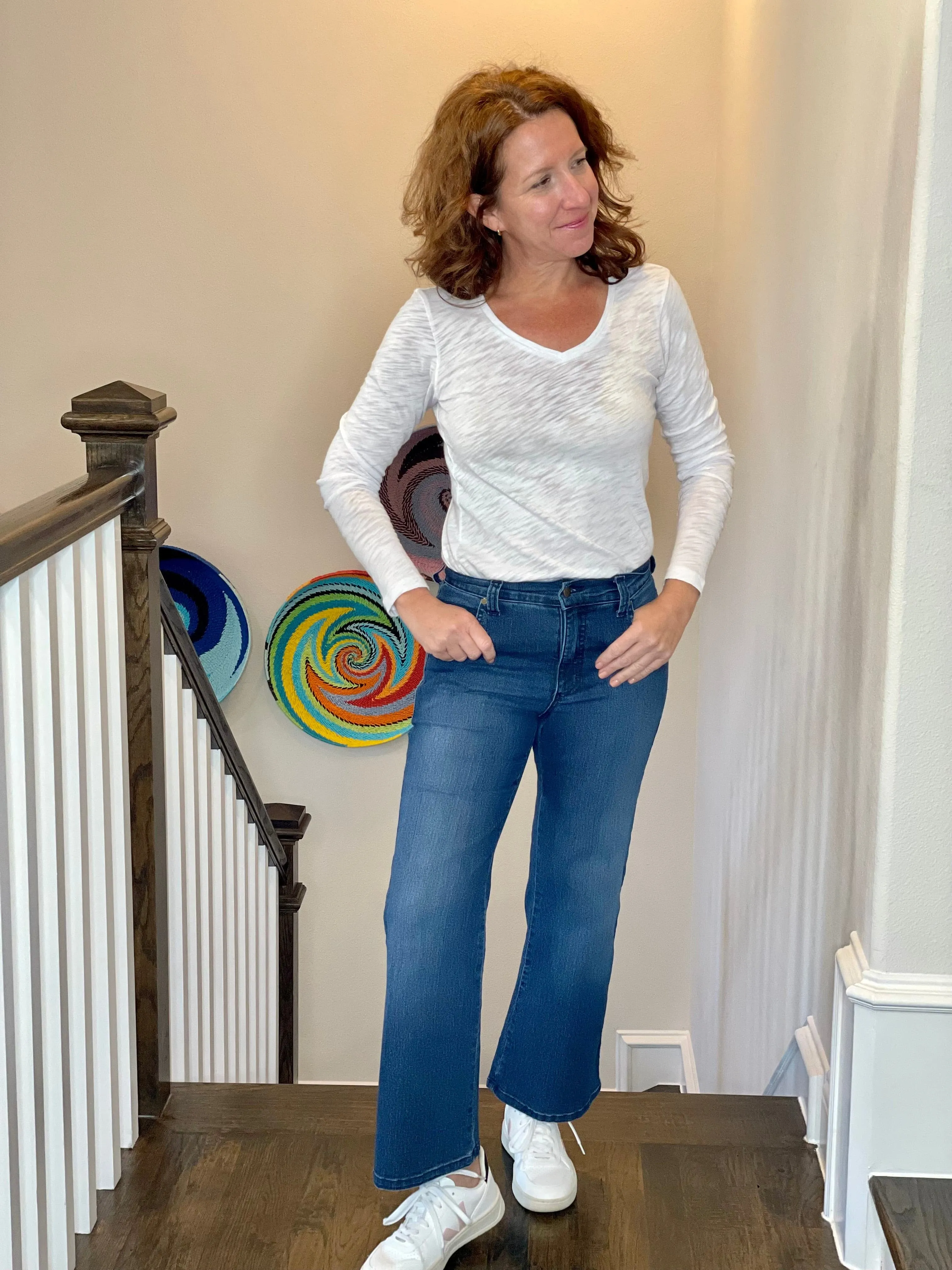 Karen Kane Wide Leg Jeans