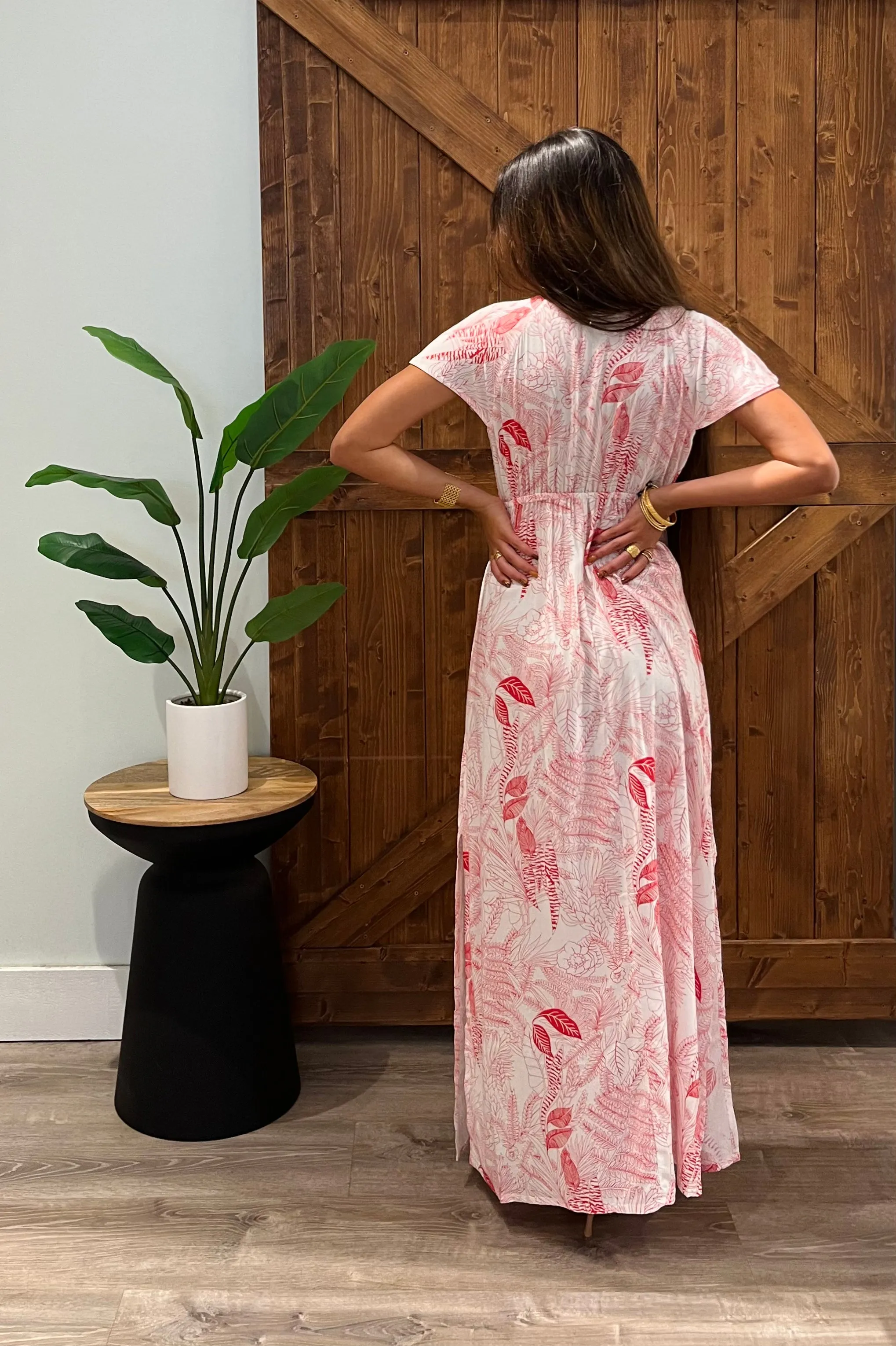 Leilani Dress / Flora Coral