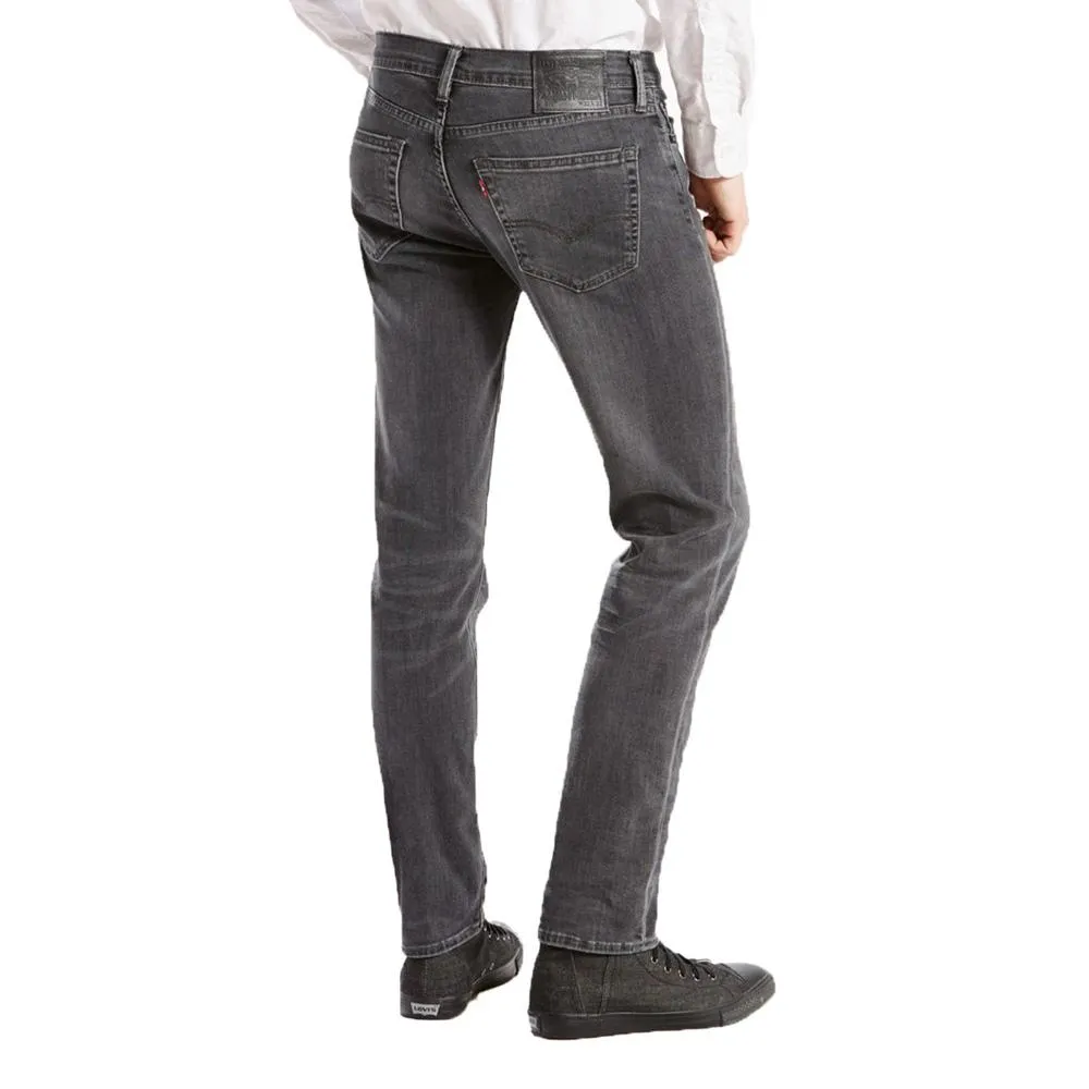 Levi's 511 Slim Fit Denim Jeans Headed East Warp Stretch - Grey 04511-2091