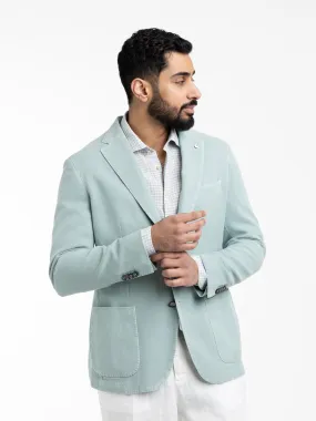 Light Green Garment-Dyed Sport Jacket