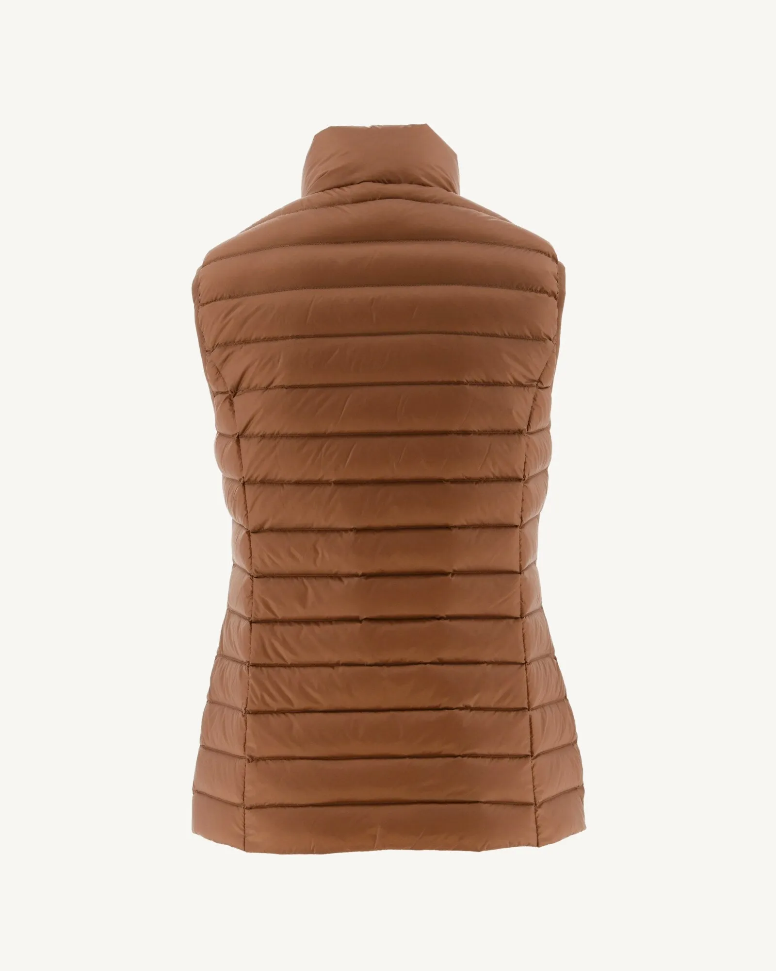 Light sleeveless down jacket Camel Seda