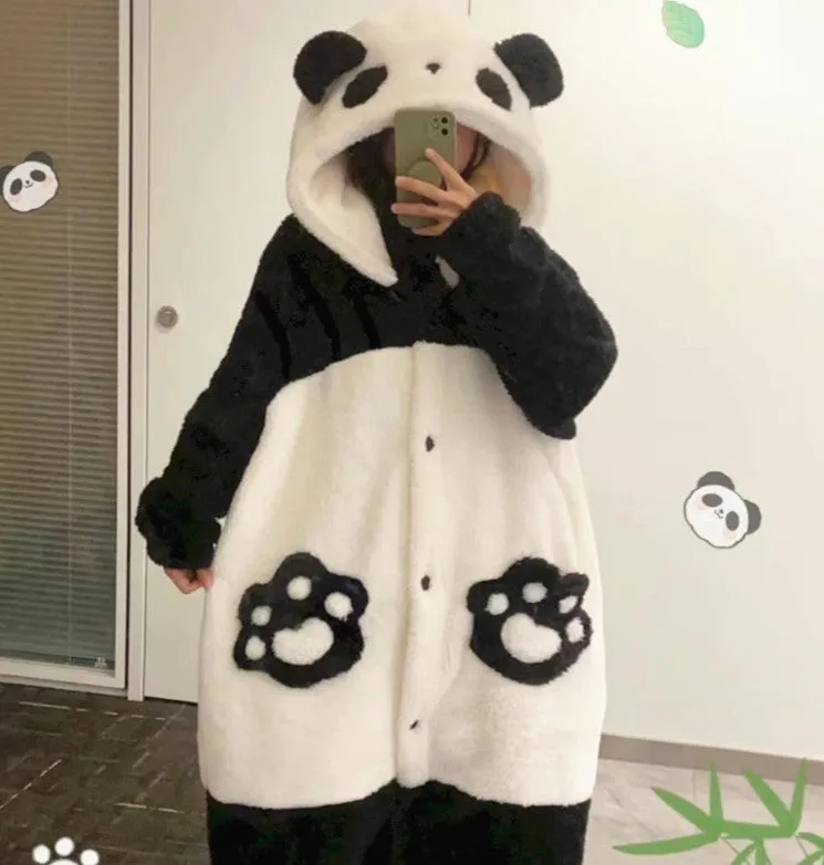 Lovely Panda Winter Pajamas PN6401