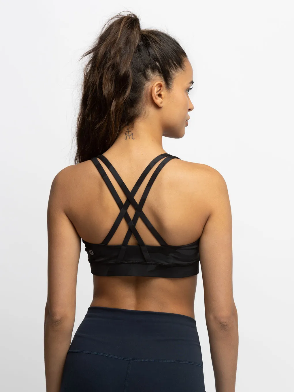 LULULEMON HERITAGE COAL CAMO ENERGY BRA