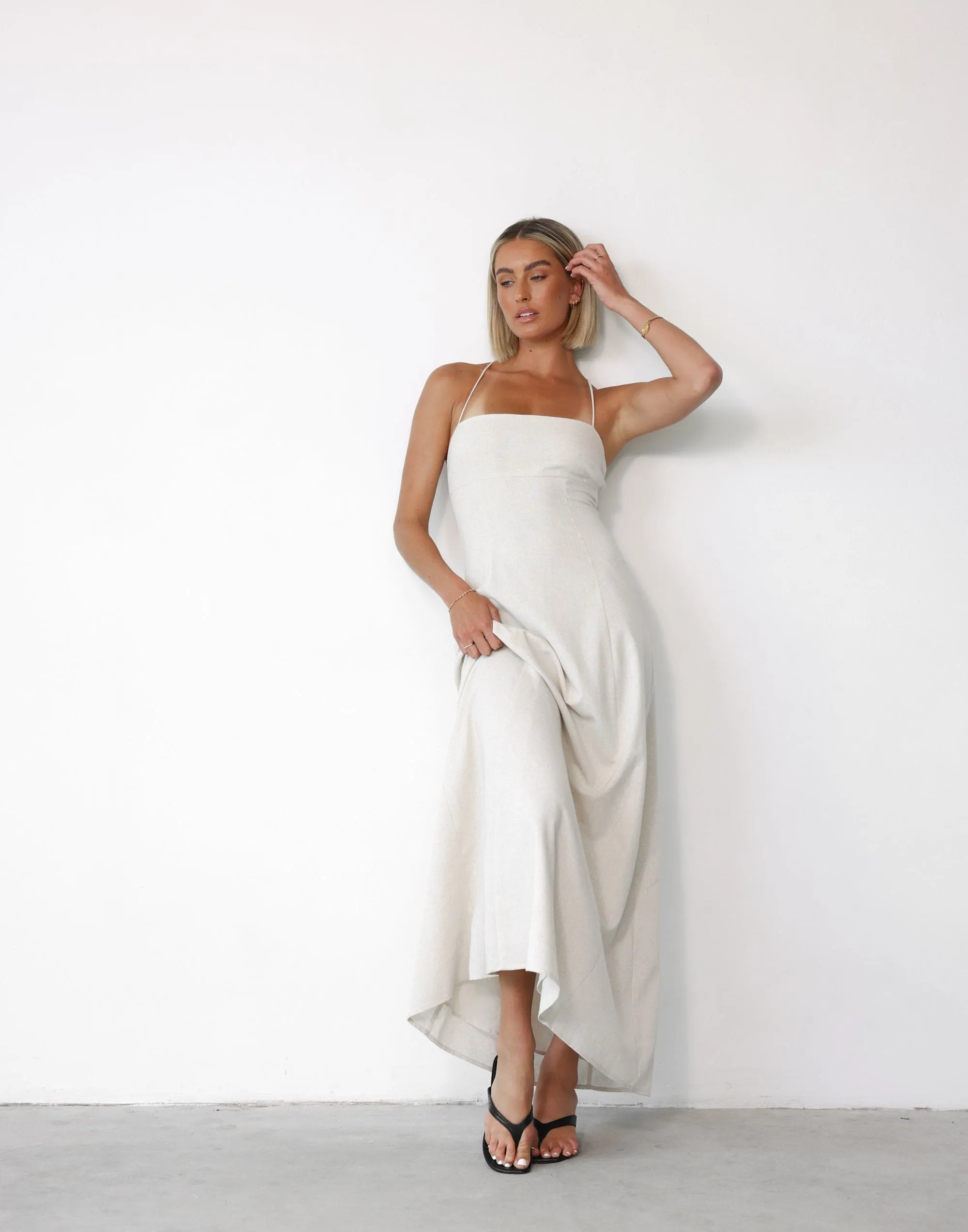 Madelyn Maxi Dress (Oat)