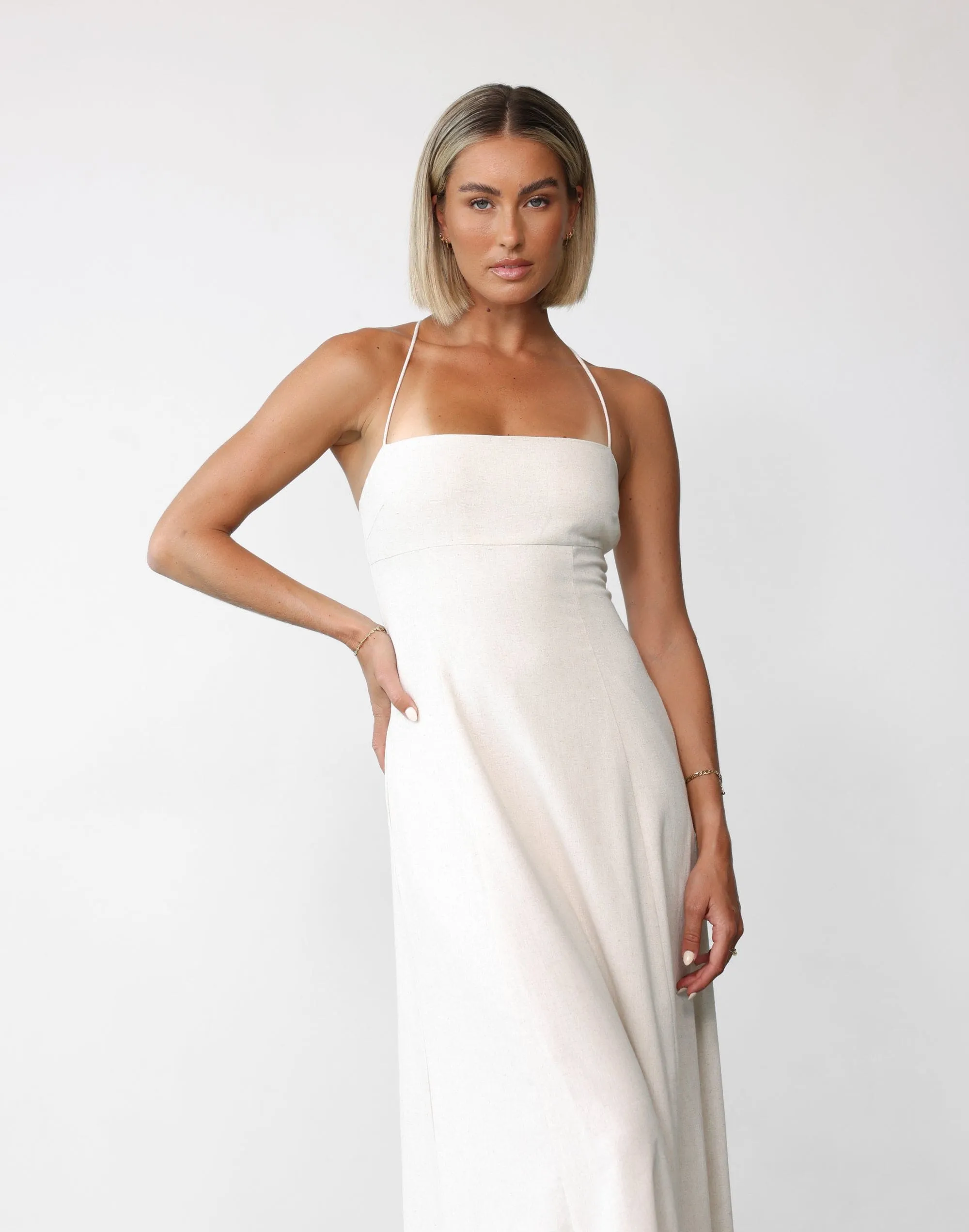 Madelyn Maxi Dress (Oat)