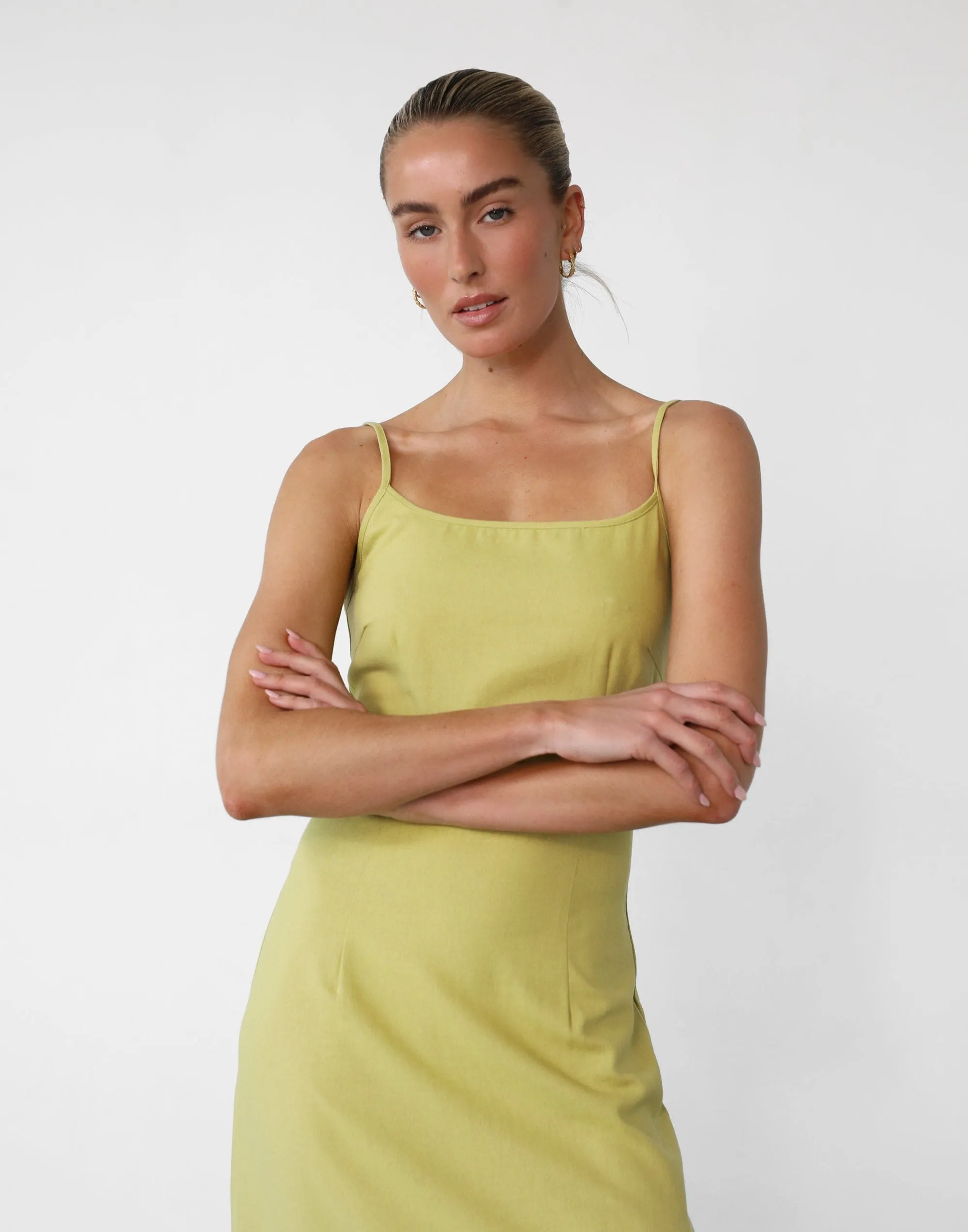 Moscow Maxi Dress (Olive)