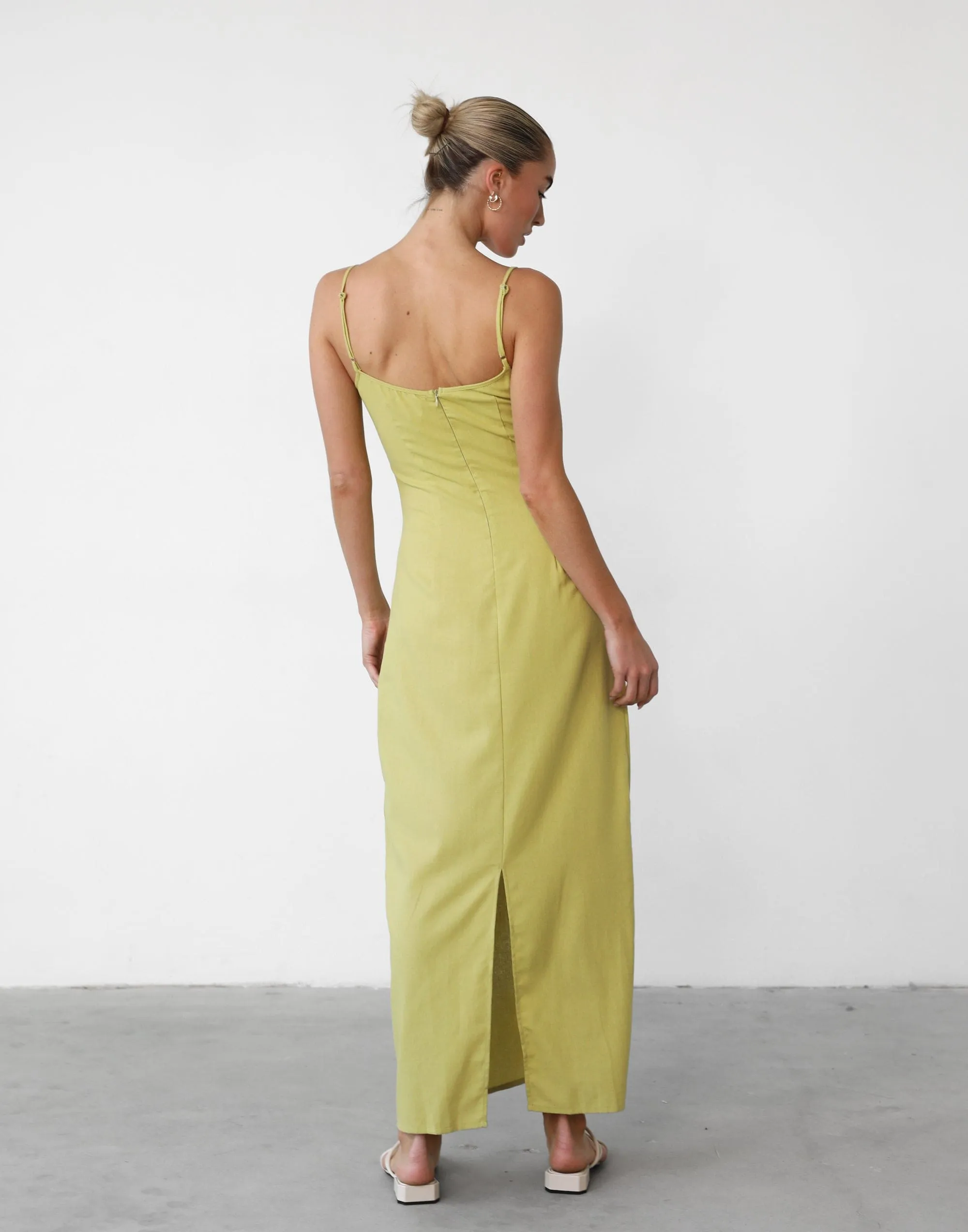 Moscow Maxi Dress (Olive)