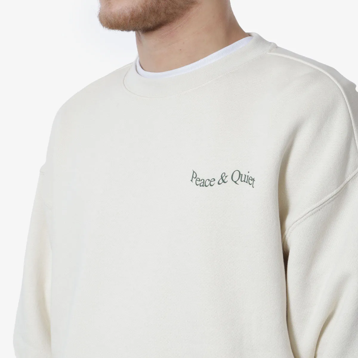 Museum of Peace and Quiet Wordmark Crewneck Sweatshirt